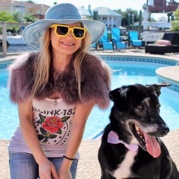 NWOT Ultra Rare Chetta B. Vintage Purple Fox Stole - Picture 11 of 12